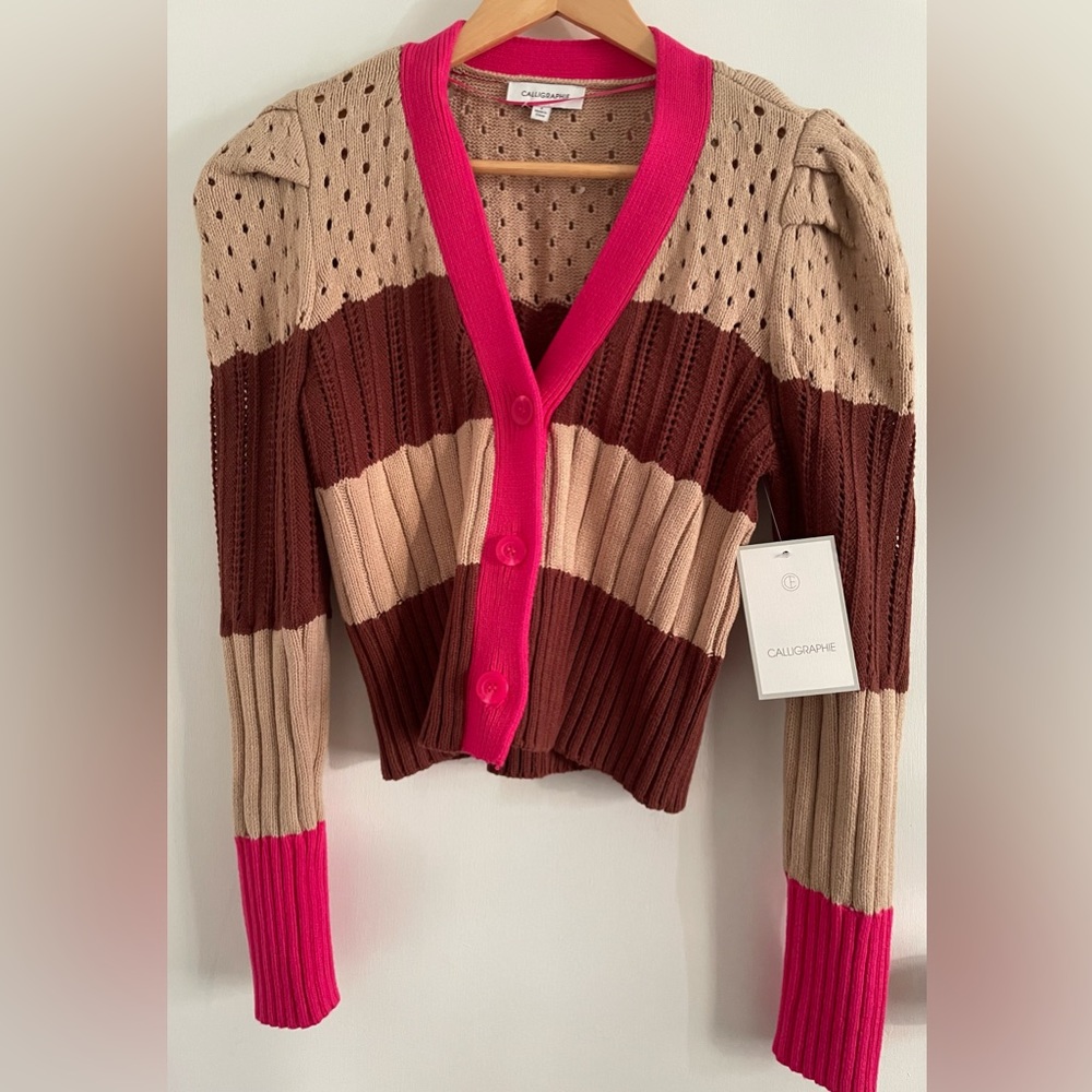 NWT Calligraphie Cardigan